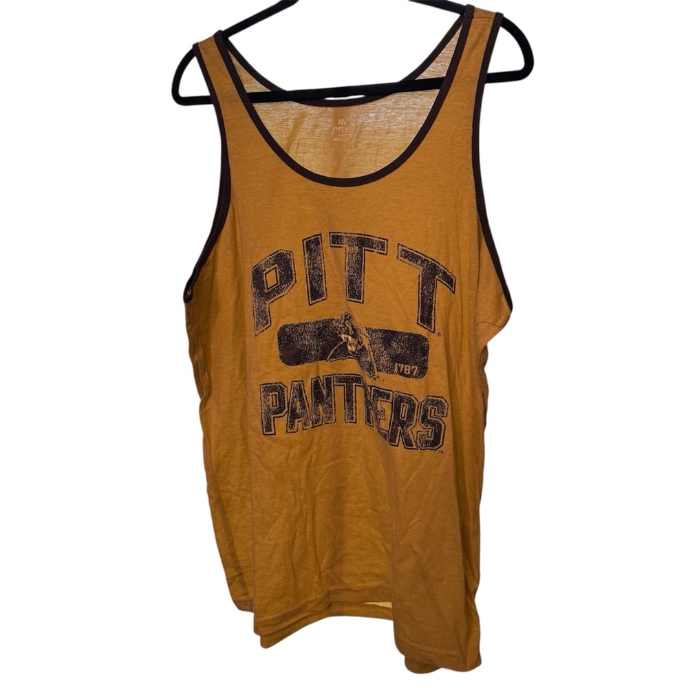 Knights Apparel Pitt Panthers Blue and Gold Tank Top, size XL NWT